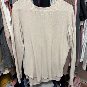 Cream Long Sleeve Shirt